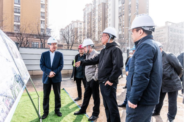 抢进度 保质量 抓机遇 促发展  —集团公司党委书记、董事长王元斌一行莅临城市更新公司调研指导工作
